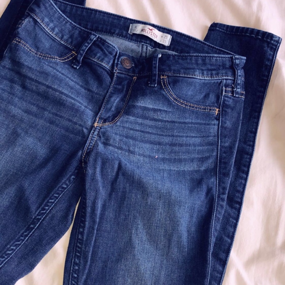 Dark wash Denim hollister jeans